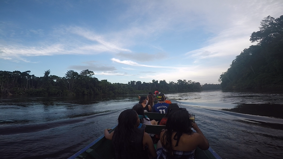 9 daagse rondreis - boot tocht - orange suriname